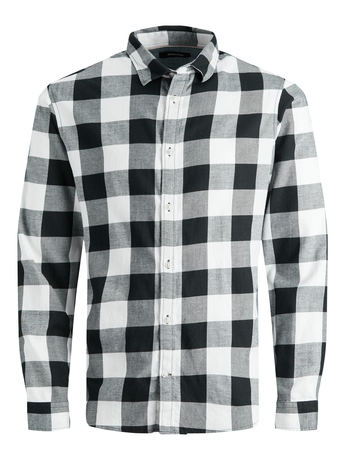 Camisa de cuadros blanca -GINGHAM